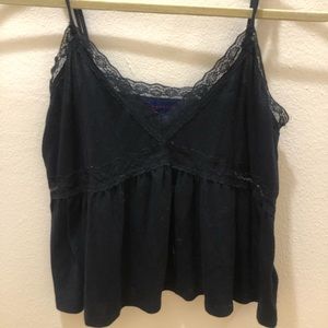 Aeropostale black lace cami